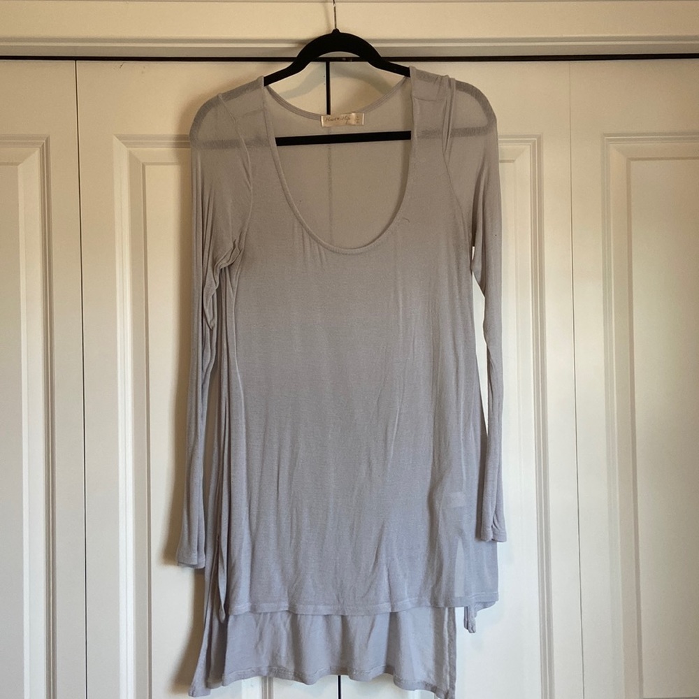 Long Sleeve High-low Dress
